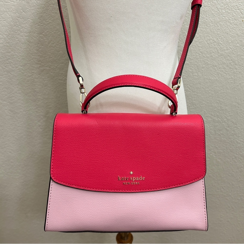 Kate Spade Darcy Colorblock Top Handle Satchel Bag - Picture 1 of 8